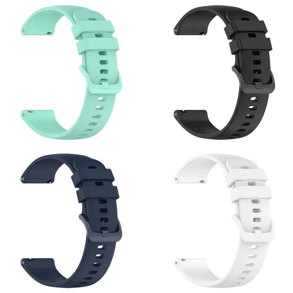 22mm Band For Garmin Forerunner 570 47mm 265 255 M Watch Strap For Garmin Venu 3/Vivoactive 4 Silicone Sport Breathable Bracelet