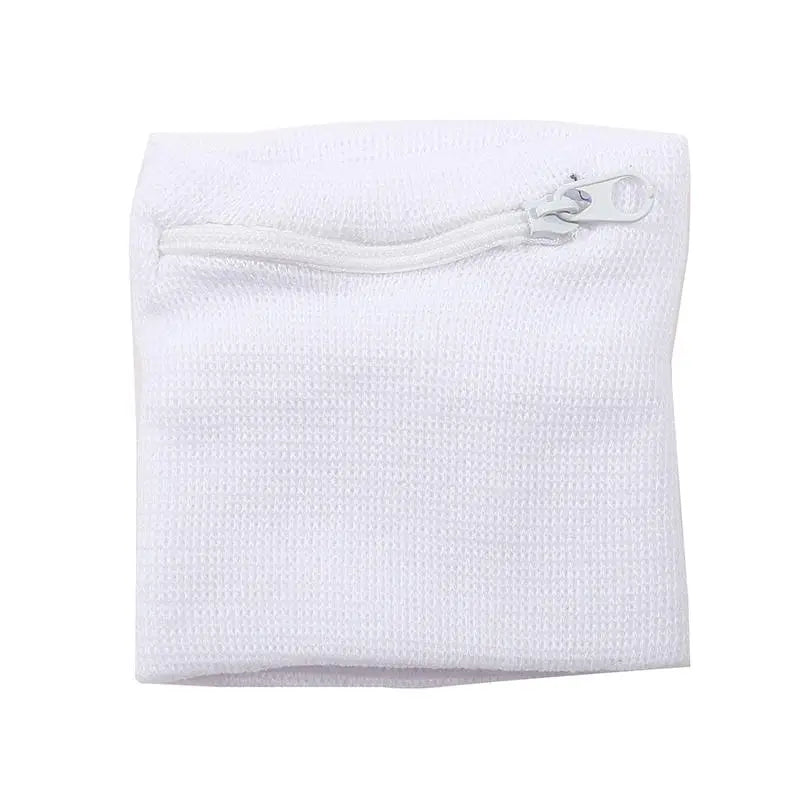 Wristband With Zipper For Storing Keys Change For Absorbing Sweat Wiping Sweat Wrist Guard For Basketball Running Fitness Sports