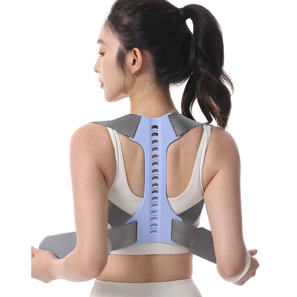 LAOZHAO Adjustable Posture Corrector for Men & Women - Upper Back Brace for Neck, Shoulder & Spine Support,Scoliosis & Back Pain