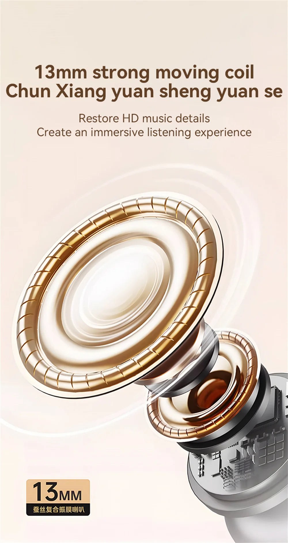 For Phone Sleep Invisible Stereo Headset IPX5 Waterproof Wireless Bluetooth Earphone Earbuds With Mic Bluetooth 5.3 Headphones