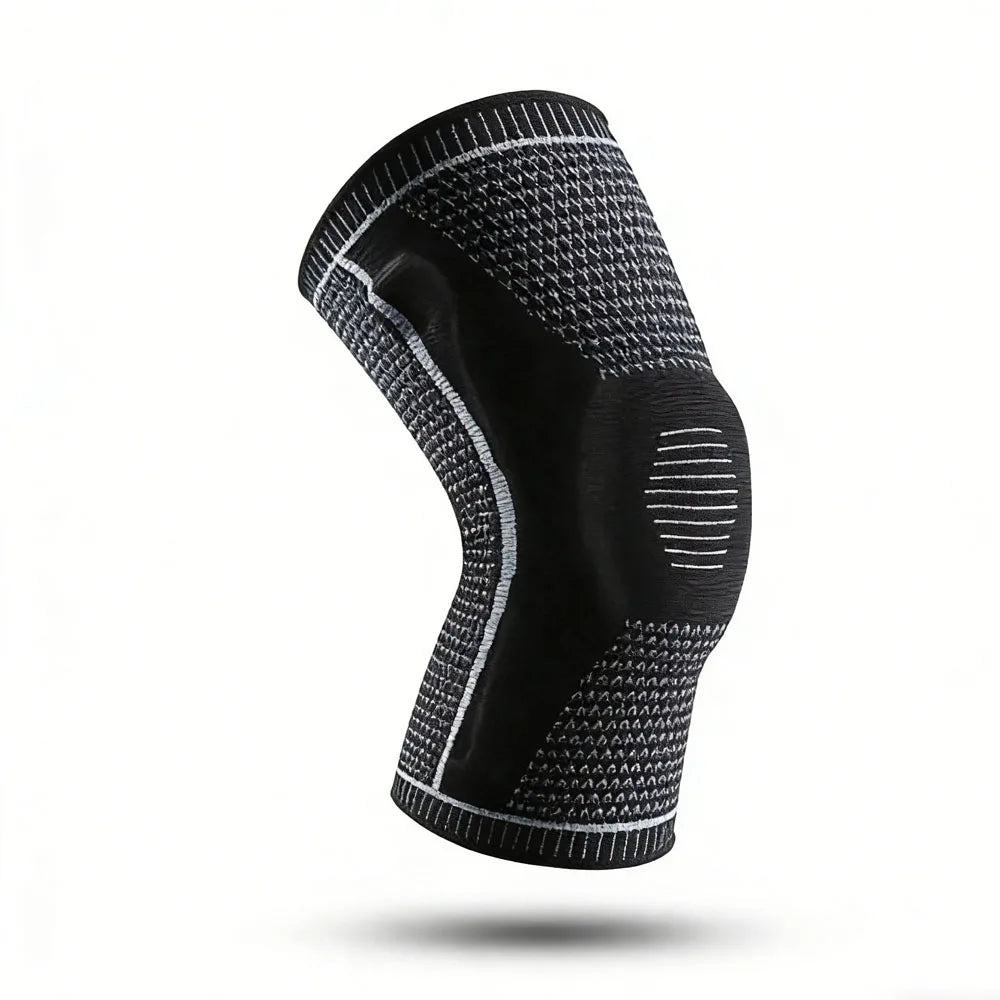 1PC Silicone Knee Pads Strap Patella Medial Support Meniscus Compression Knee Braces for Running Sport Knee Protection