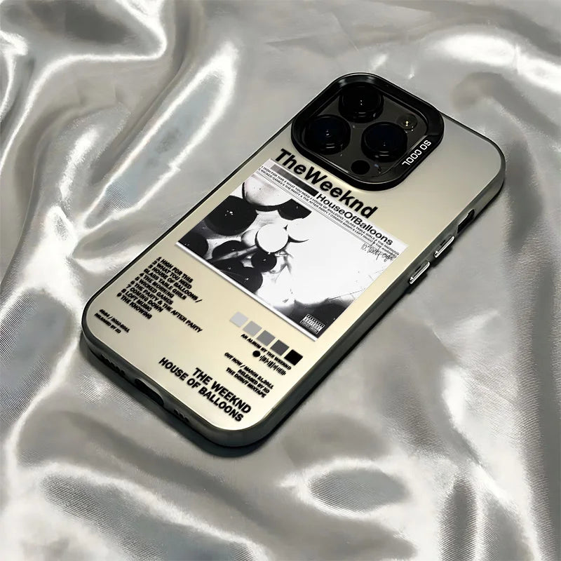 The Weeknds XO Minimalist Poster Phone Case For iPhone 16e 16 15 14 13 12 11 mini Pro Max X XSMAX Anti Fall Matte Back Cover