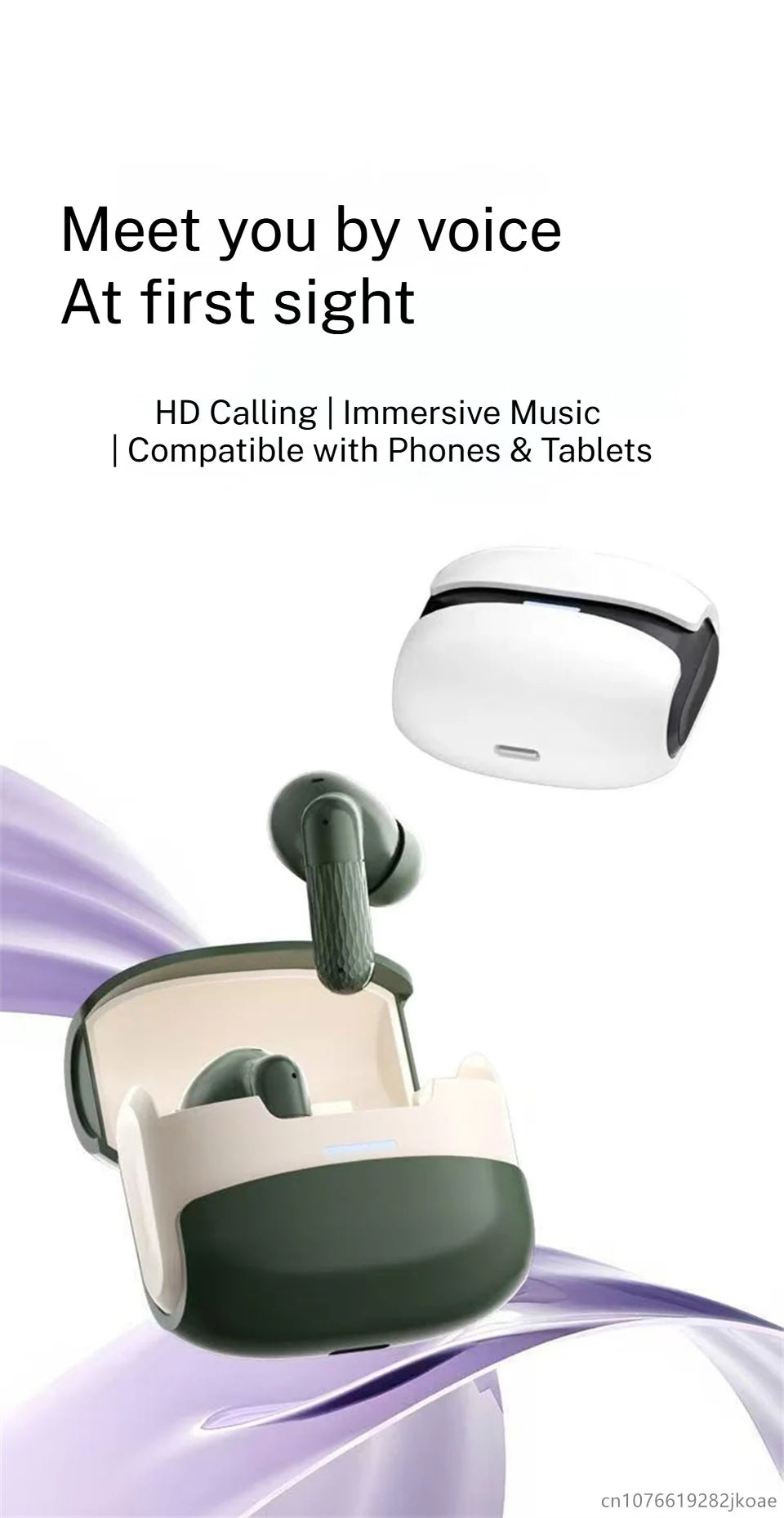 New Wireless Bluetooth 5.4 TWS Earphone Call Noise Cancelling Sports Headphone W919 HiFi Stereo Game Music Headset Long Standby