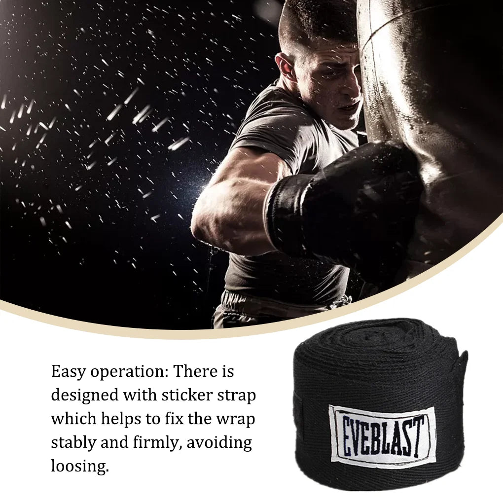 1Pc Boxing Hand Wraps Gym Wrap Bandages Roll Sports Training Comfortable Strap Wrapping Gloves Protector Pure Cotton Bandages