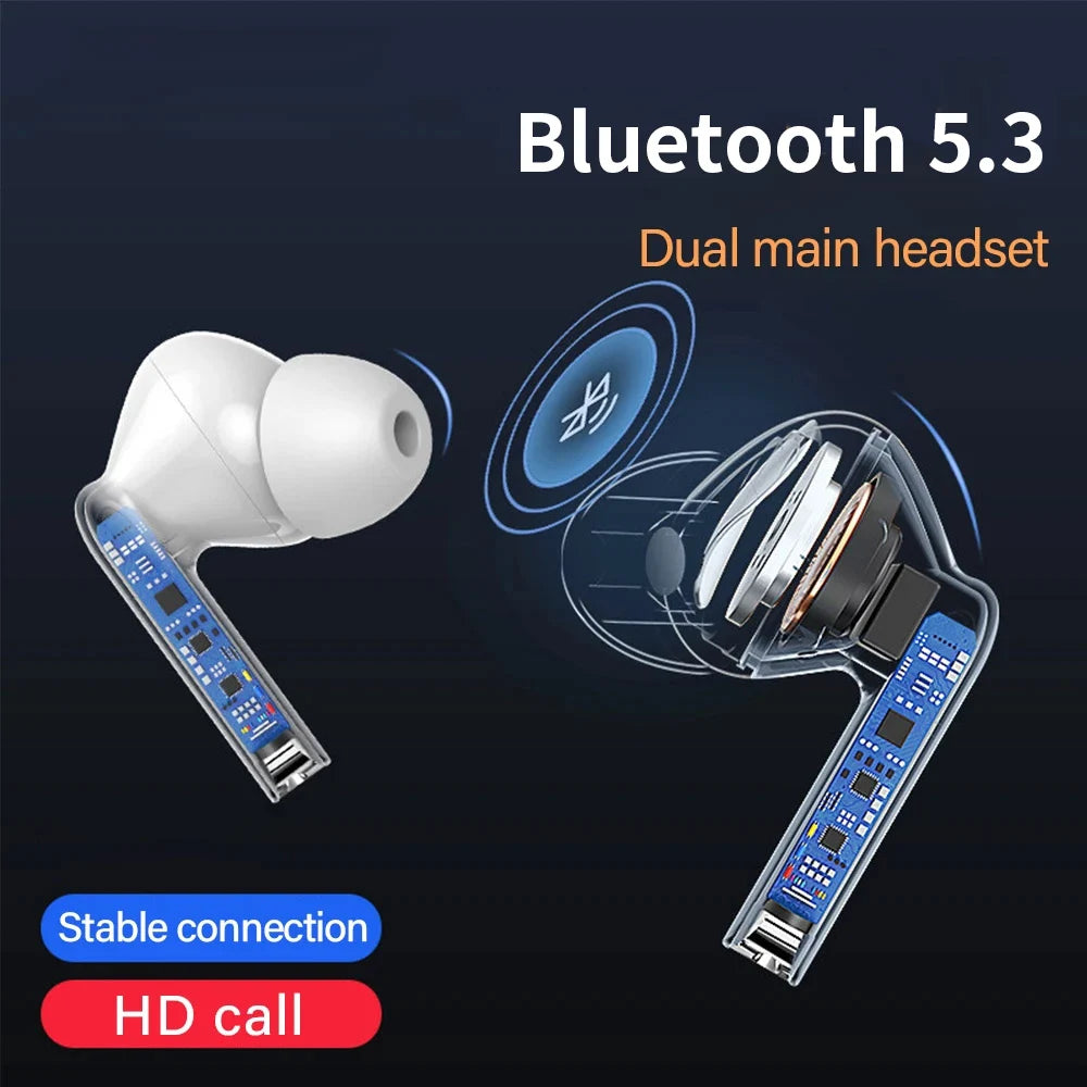 ERAZER AI Translation Wireless Ear Buds Real Time Earphone with Touch LCD Screen EarBuds with 144 Translate Languages HD Call