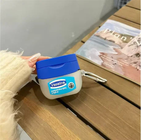 For Airpods 1 2 3 4 Pro 2 3D Vaseline Designer Silicone Case Bluetooth Earphone Cover For Airpods Charging Box Case With Hook