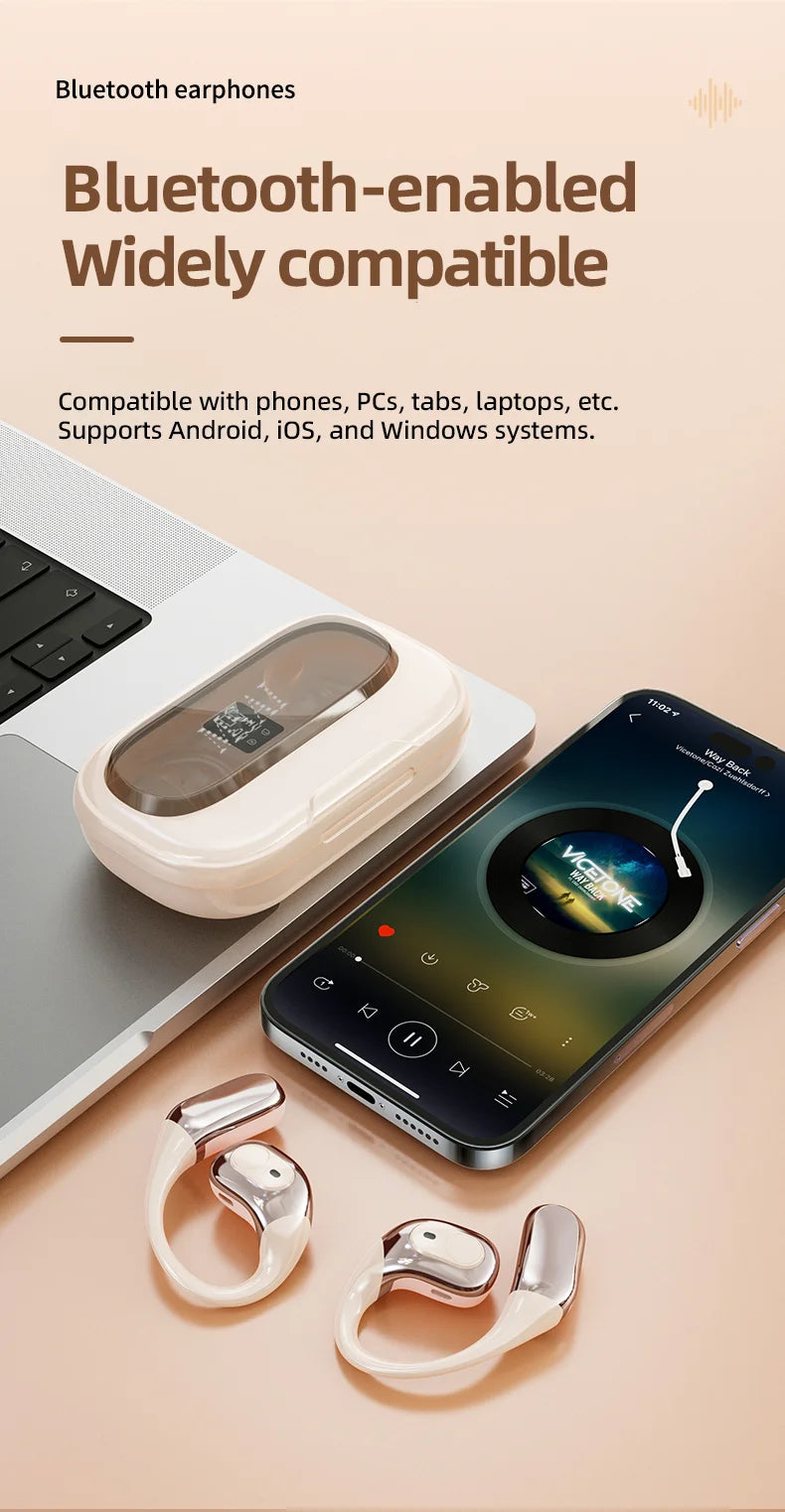 MSAI 138 Languages Wireless Translator Earbuds Multilingual Translate Bluetooth AI Headphones Tow Way Real Time Translation