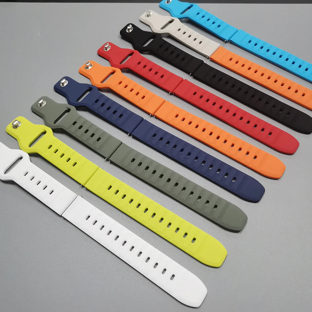 Sport Strap Silicone 22mm 20mm Watch Band For TicWatch Pro 3 Ultra E3 E2 S2 Pro X GTW 2021 Smartwatch Bracelets Women Men Correa