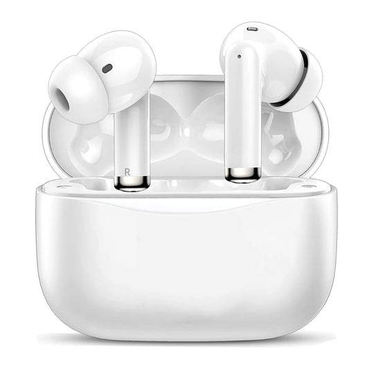 PRO 3 wireless Bluetooth earphones with heart rate monitoring, ANC noise cancelling microphone earbuds, stereo audio compatible