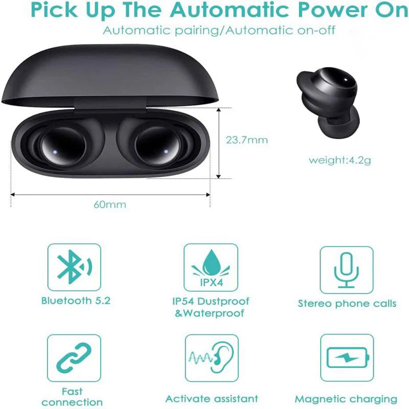 Buds 3 Lite TWS Bluetooth 5.2 Earphone IP54 18 Hours Battery Life  Ture Wireless Earbuds Youth Edition