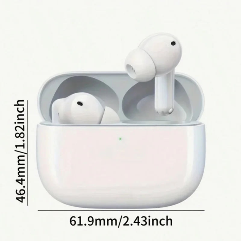 PRO2-Wireless headphones with noise cancellation, in-ear type, equipped with a charging case, high-fidelity stereo sound.