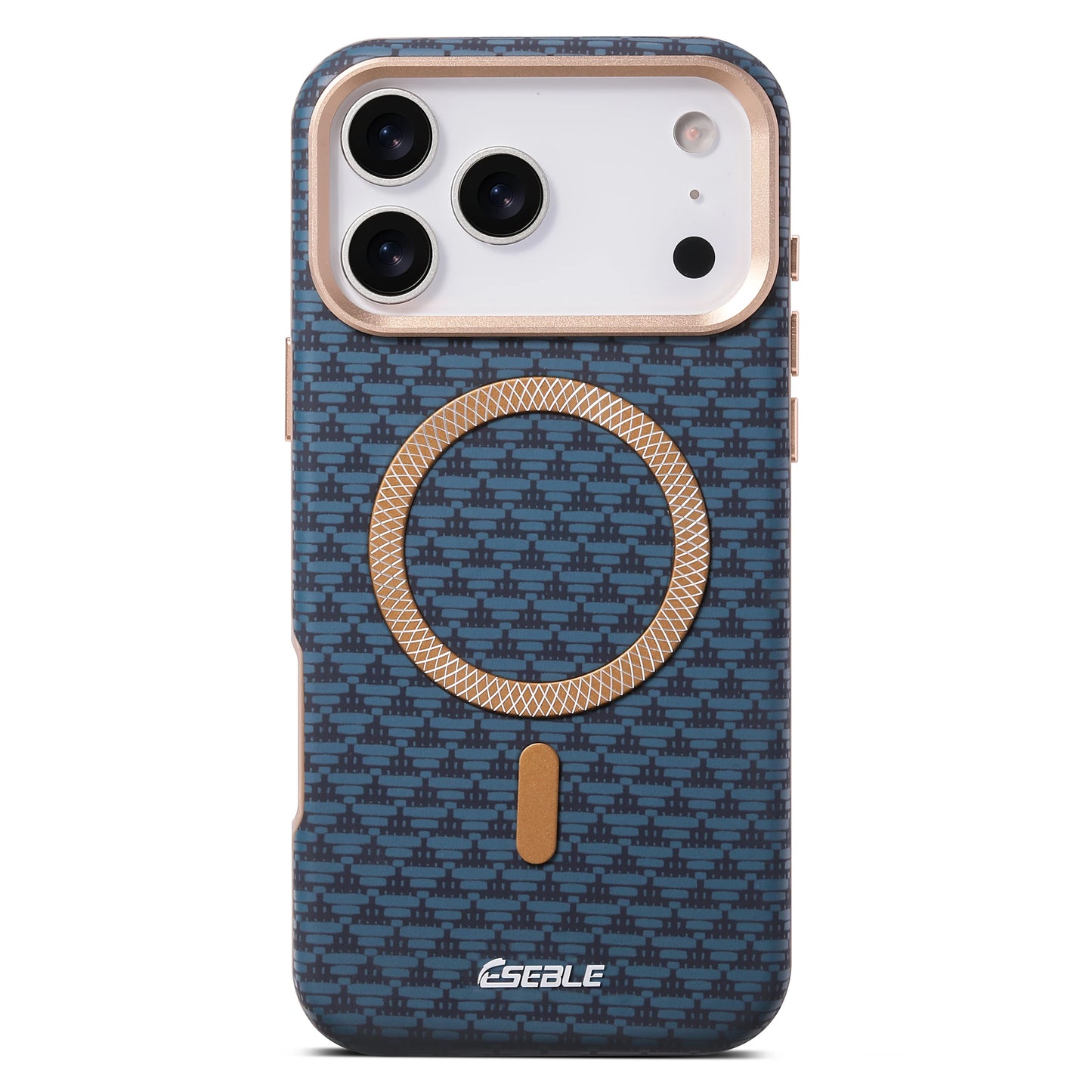 Luxury Business Bitmap Leather Magnetic Phone Case For iPhone 17 16 15 14 13 Pro Max 17Pro 17Air Metal Lens Button Bumpe Cover