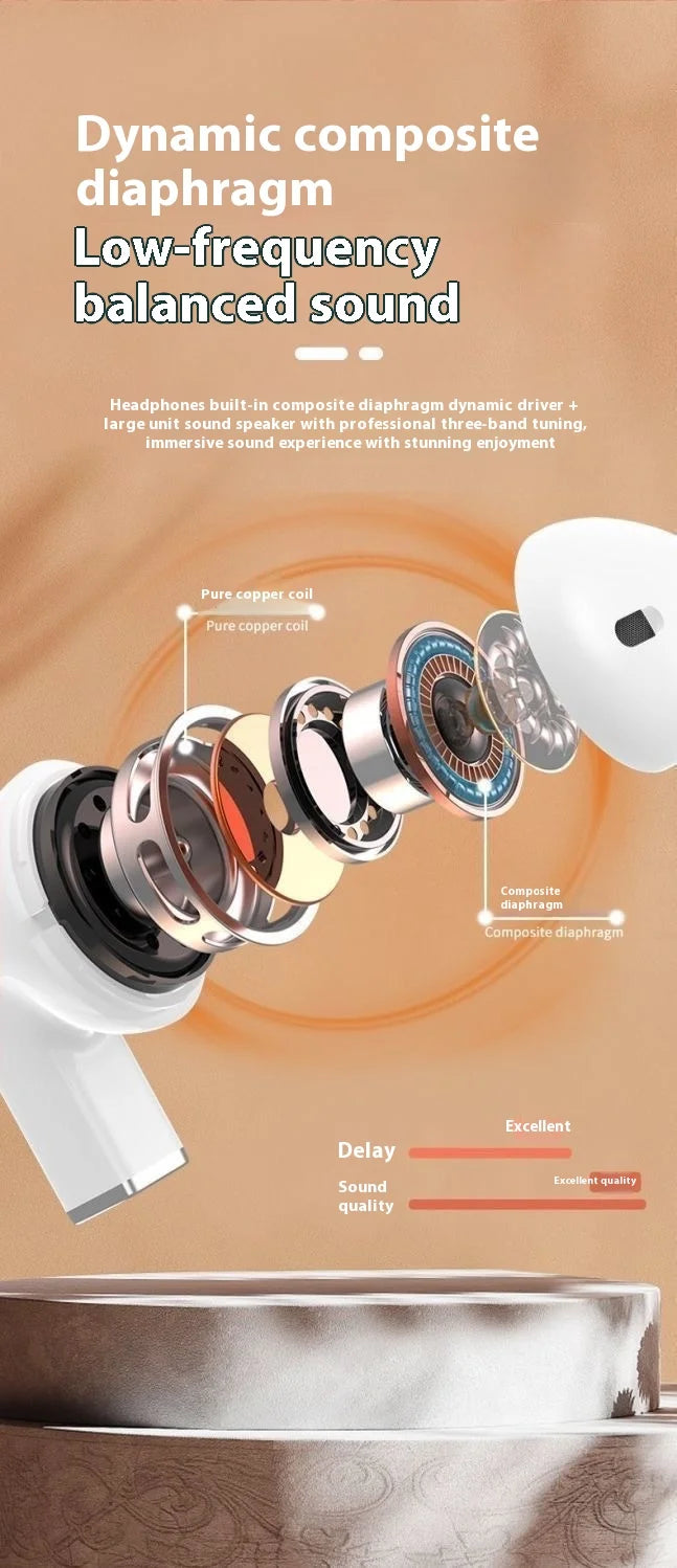 True Wireless Earbuds Immersive Dynamic Audio Active Noise Cancellation Extended Battery for Sports Enthusiasts Long Battery