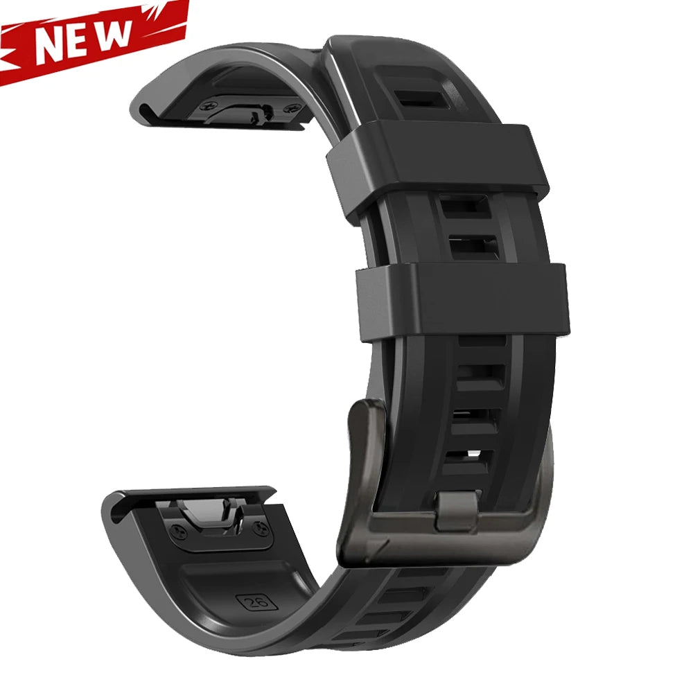 QuickFit 26 22mm Silicone Sport Watch Band for Garmin Fenix 7 7X PRO 6 6X GPS 5 5X Plus 3 HR Epix Pro instinct 2X Strap Bracelet