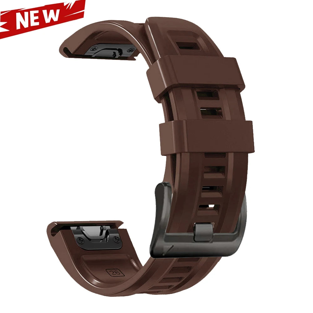 QuickFit 26 22mm Silicone Sport Watch Band for Garmin Fenix 7 7X PRO 6 6X GPS 5 5X Plus 3 HR Epix Pro instinct 2X Strap Bracelet