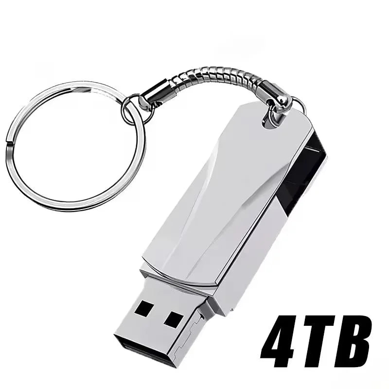 16TB USB Flash Drive Ultra-large Capacity Waterproof USB 3.2 High-speed Transfer Metal U Disk 8TB 4GB USB Memory Drive