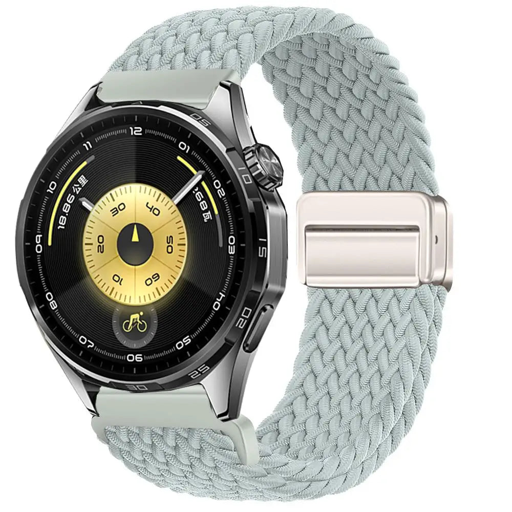 Magnetic Braiede Nylon Loop Band for HUAWEI watch GT 6 pro 46mm elastic Accessories Bracelet correa gt6 gt5 22mm watch straps