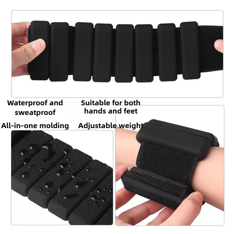 Adjustable Weighted Bracelet Silicone Material 225g 450g Weight Bearing Fitness Running Gym Training Yoga Workout for Men Women