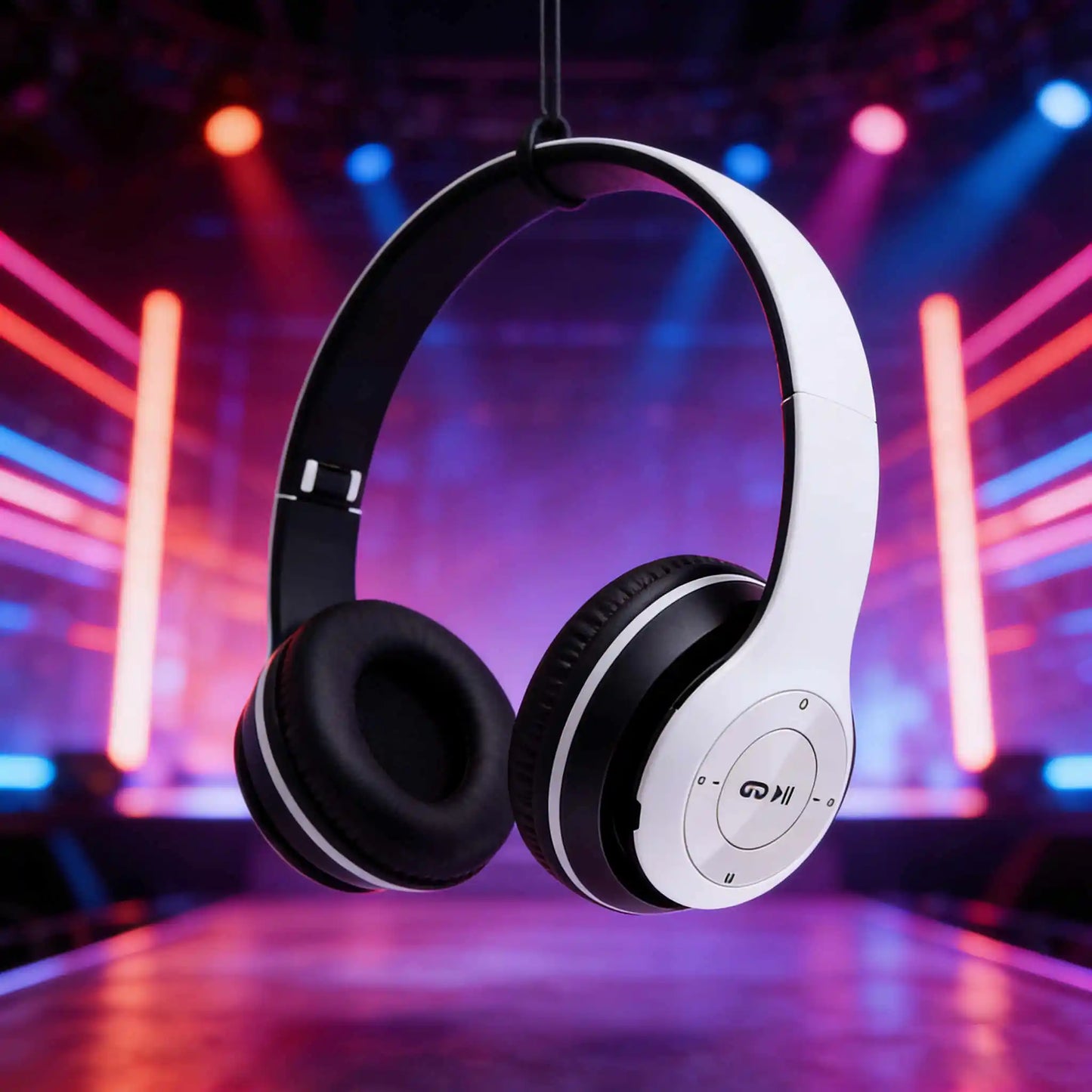 Foldable Bluetooth Headphones Wireless Overhead Earphones with Microphone Volume Control for smartphones Game Headset