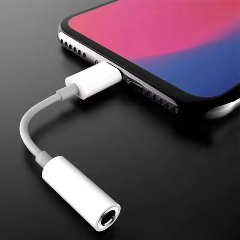 For Lighting to 3.5mm Headphone Adapter For iPhone 11 12 13 14 Pro Max SE 2020 X XR XS iOS to 3.5mm Jack AUX Audio Adapter Cable