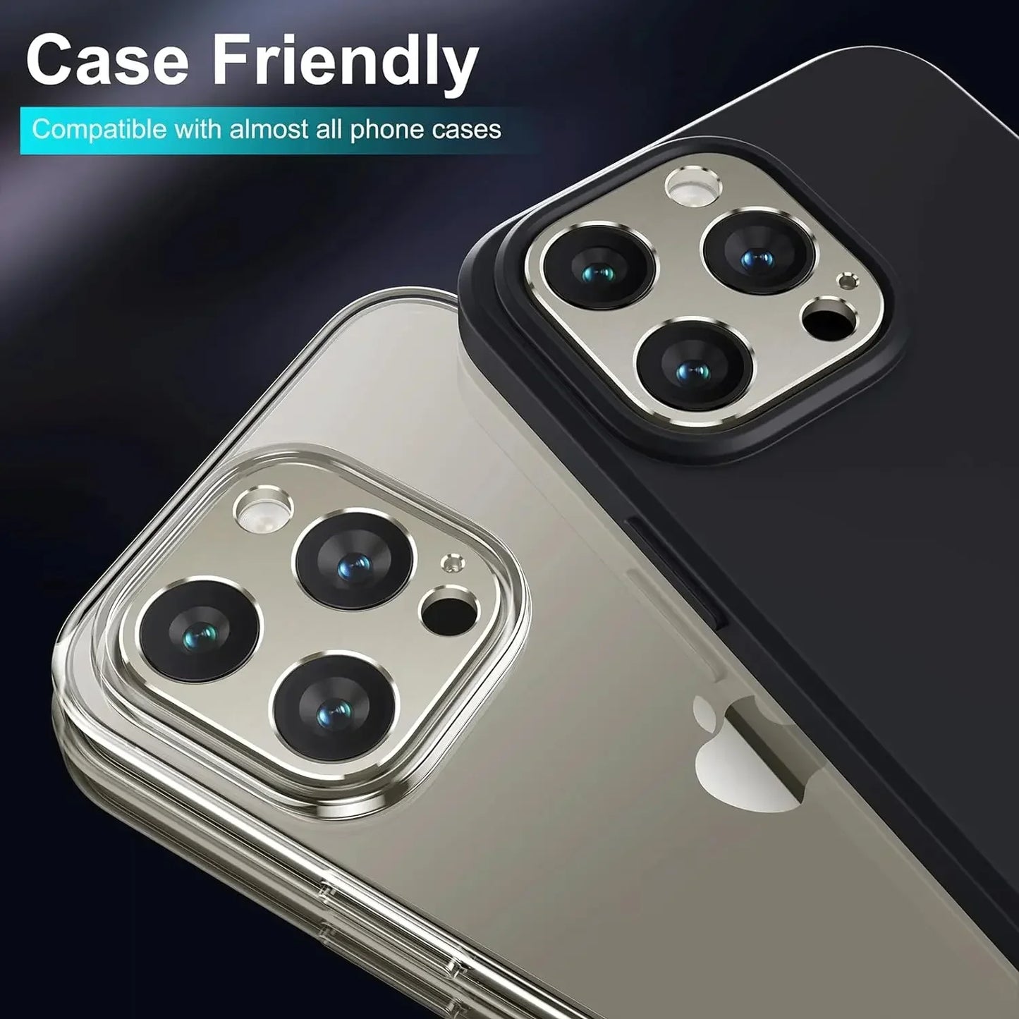 Metal Camera Lens Protector For IPhone 16 15 Pro Max 14 13 Pro Max 12 13 Mini 17Pro Protection Cover Accessories