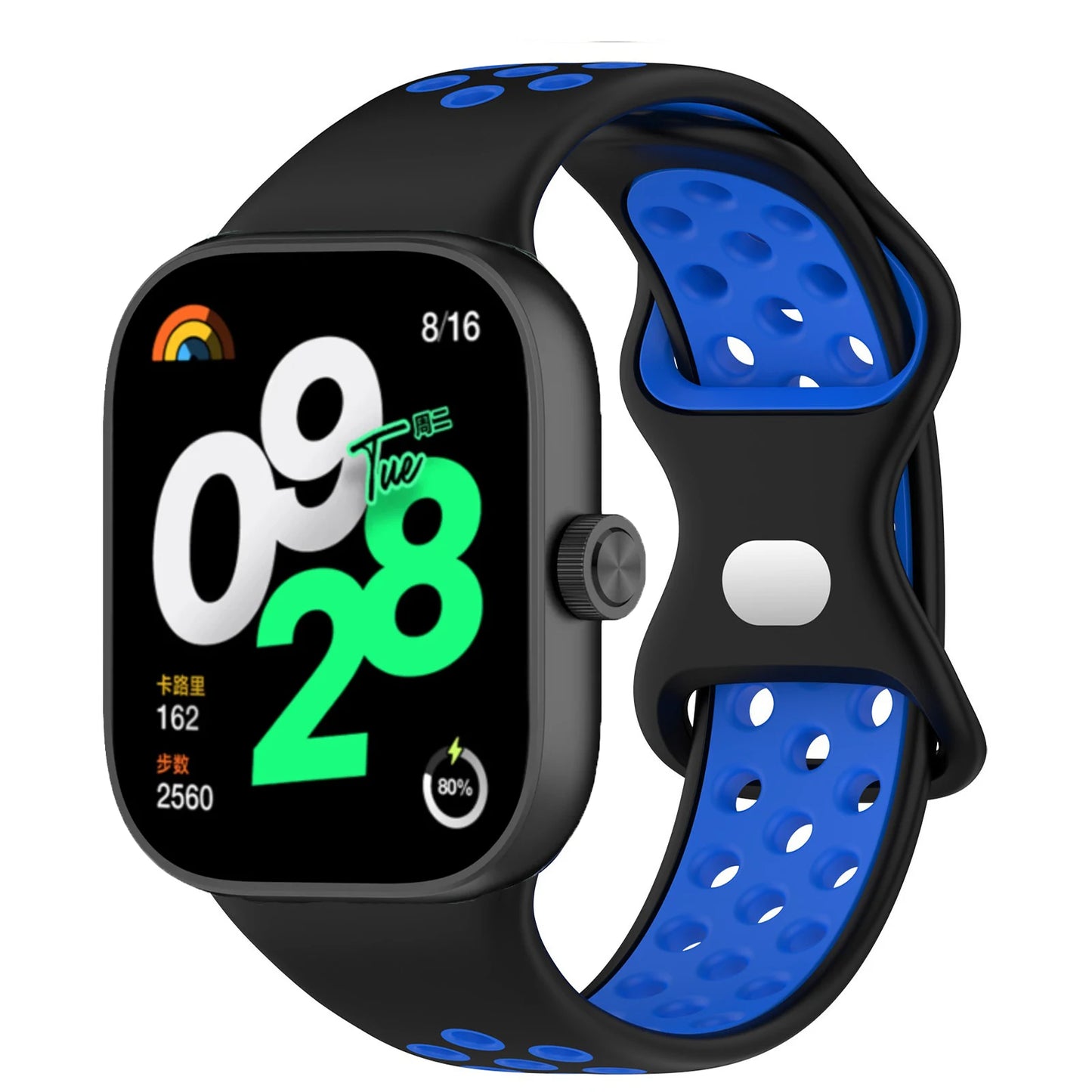 Sports Silicone Strap for Redmi Watch 5/4 Smartwatch Comfortable Breathable Wristband for Xiaomi Band 9/8 Pro Accessories Correa