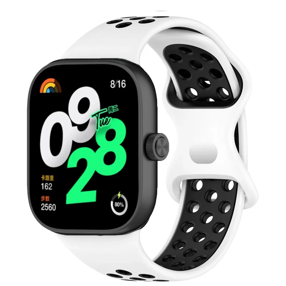 Sports Silicone Strap for Redmi Watch 5/4 Smartwatch Comfortable Breathable Wristband for Xiaomi Band 9/8 Pro Accessories Correa