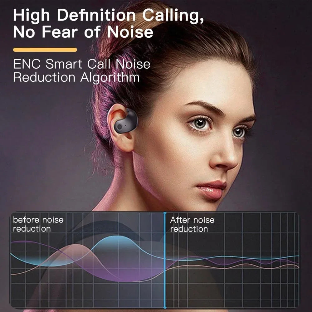 BY01 TWS Wireless Bluetooth Headset Bluetooth Headphones Power Earbuds Digital Display Stereo Sound Earphones for all smartphone