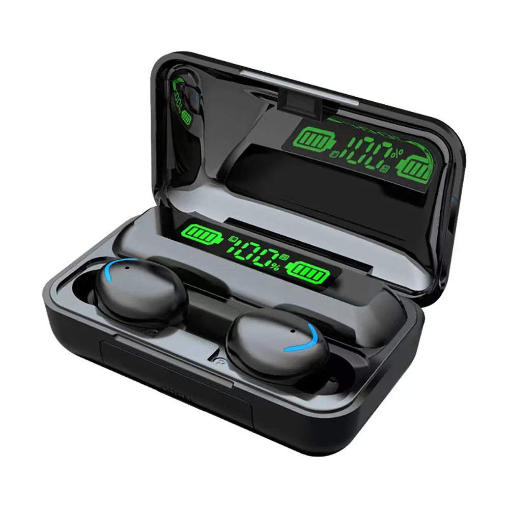 9D Stereo F9 Sport Bluetooth Headphones High Bass Earphones Handfree Touch Control Tws Wireless Earbuds Waterproof Headset