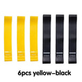 1/5/6pcs Yoga Resistance Rubber Bands Indoor Outdoor Fitness Equipment 0.35mm-1.1mm Pilates Sport Training Workout Elastic Bands