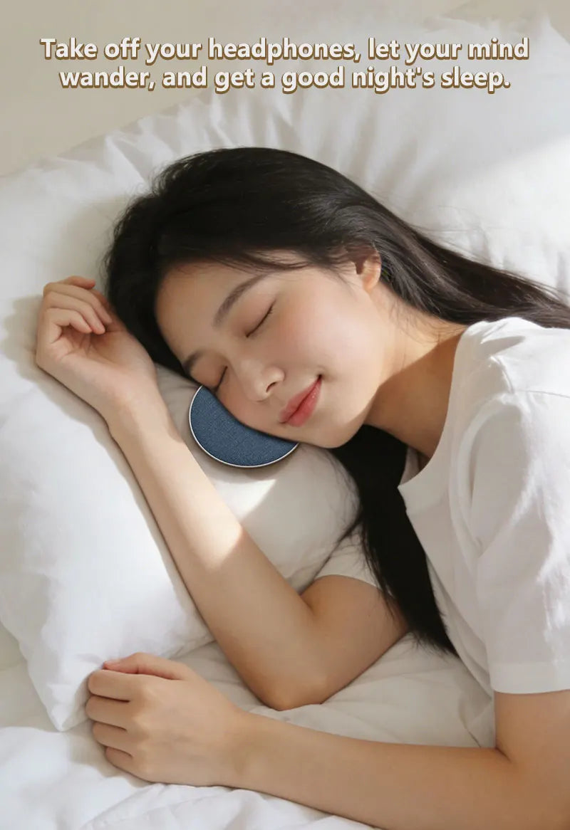 Mini Under Pillow Sleep Speaker Bluetooth 5.4 Hi-Fi Dynamic Sound Wireless Music Player Home Sleep Sound Equipment For Bedside