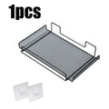 Self-adhesive Shelf Wall-mounted No-drill Storage Box  Kitchen SpiceDrying Rack Shelf for Dish Wall Router Rack TV Set-top Box