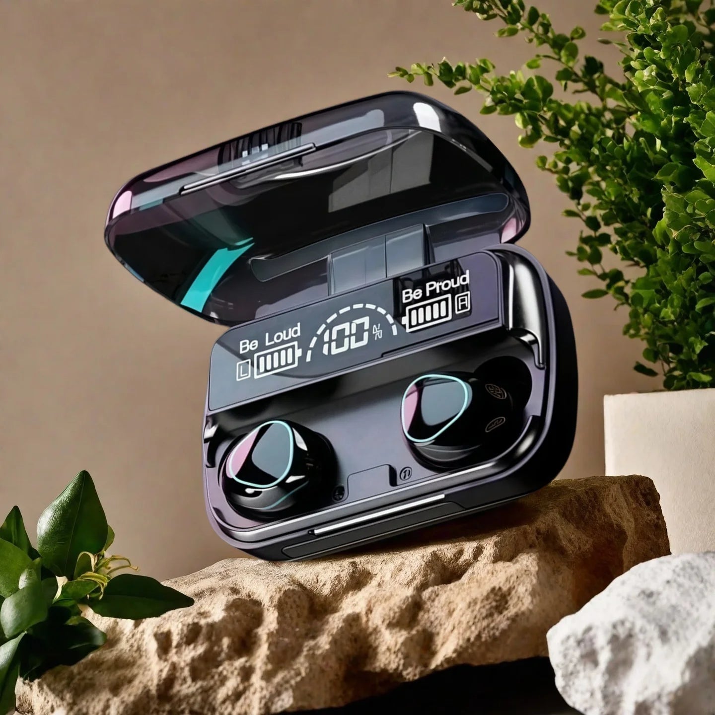 Original M10 Wireless Bluetooth Earpods - All-in-One Sports Headphones with Noise Canceling, Stereo Sound & Built-in Microphone