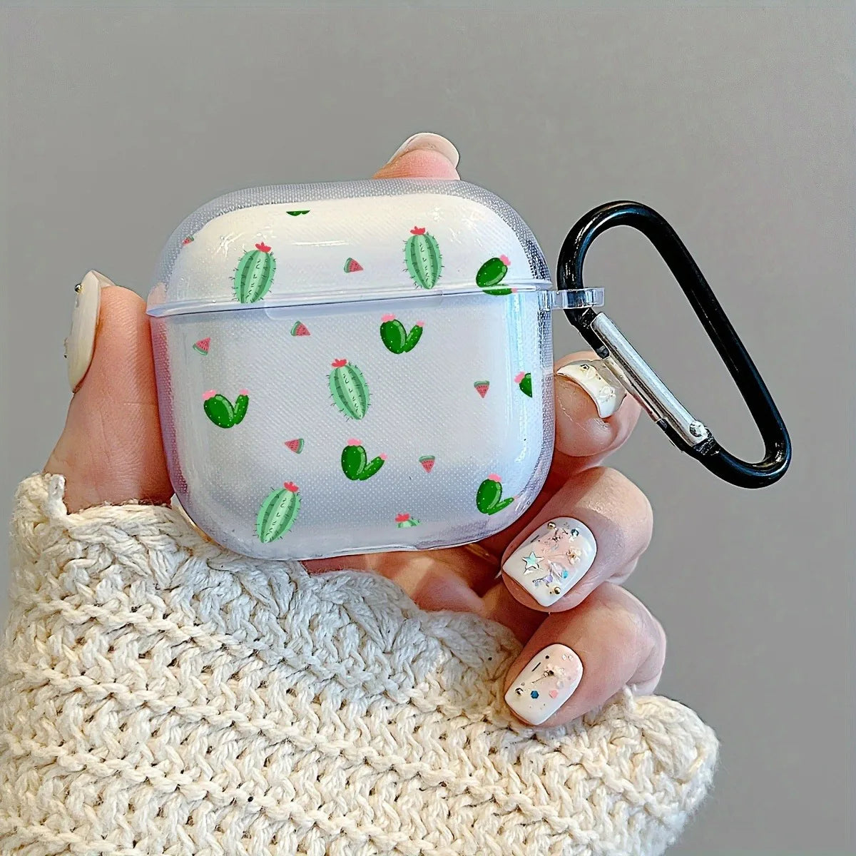 For Airpods Pro/Pro2 Case Road Sign Pattern TPU Soft Clear With Keychain Earphone Case For Airpods 3/4 Earphone Protective Cover