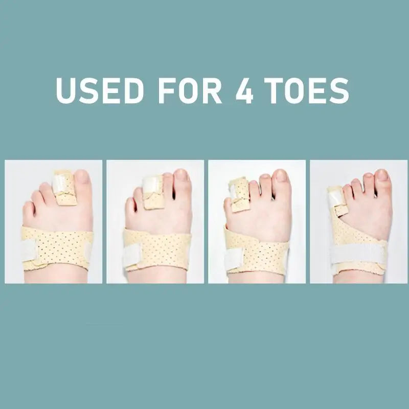 Adjustable Hammer Toe Straightener and Corrector for Metatarsalgia Claw Toe Mallet Toe Pain Relief Splint Foot Compression Wrap