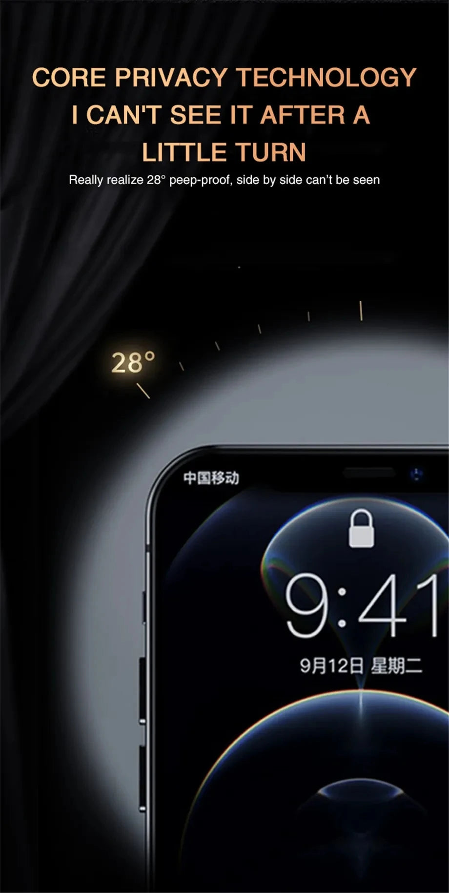 1-4Pcs Anti-spy Tempered Glass for IPhone 15 14 13 12 11 Pro Max Full Cover Privacy Screen Protector For iPhone 13 14 15 Glass