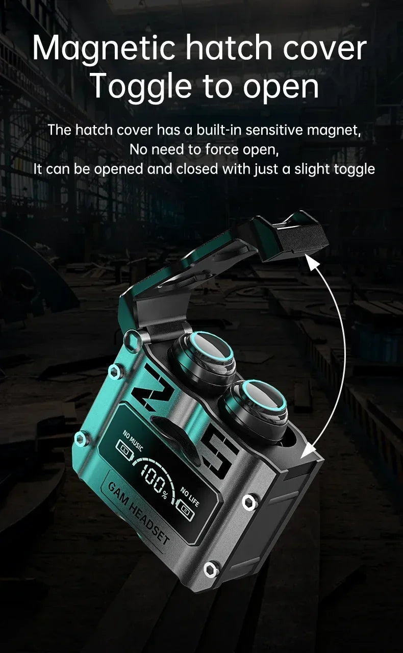 Original M25 TWS Earbuds with LED Digital Display - Bluetooth 5.3 Headphones, Touch Control & Noise Reduction Stereo Sound