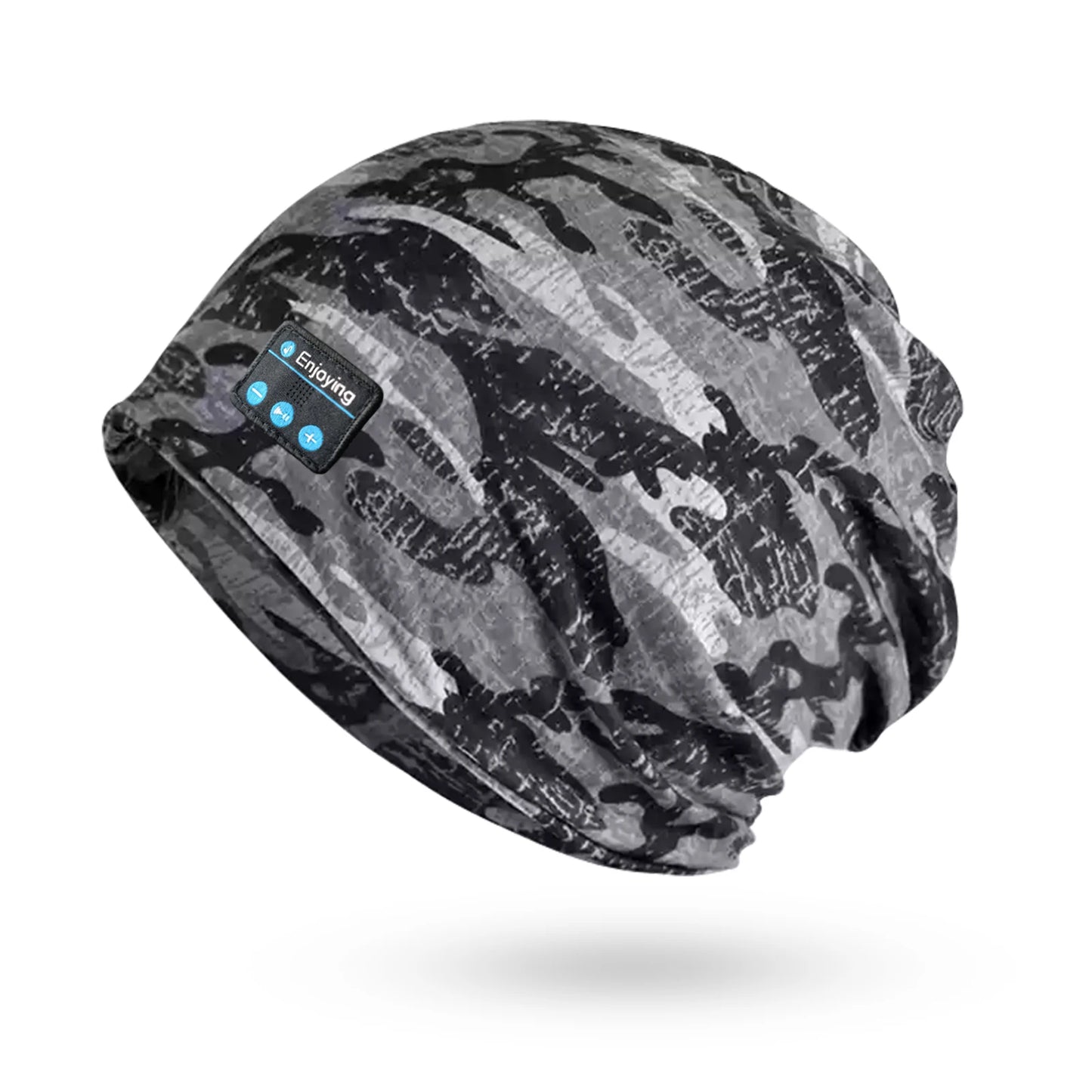 Wireless Bluetooth Earphone Music Hat Soft Fashion Outdoor Sports Running Yoga Headset Cap Breathable with Mic for Men&Women