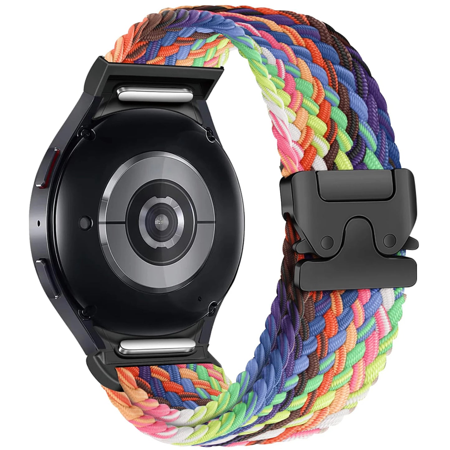 Straps For Galaxy Watch 4 classic/5 Pro/6 classic/7/FE 44mm 40mm 45 43 47 Parachute Braided Bracelet correa Galaxy watch 7 Band