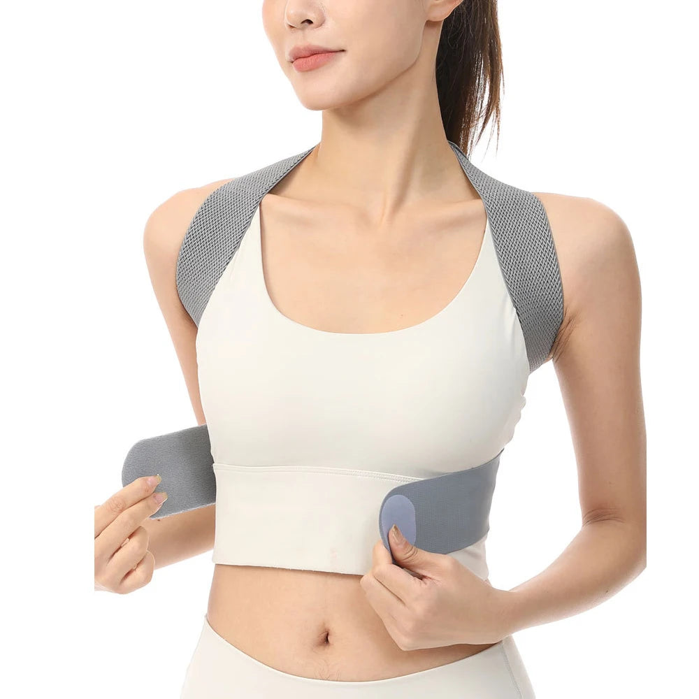 LAOZHAO Adjustable Posture Corrector for Men & Women - Upper Back Brace for Neck, Shoulder & Spine Support,Scoliosis & Back Pain