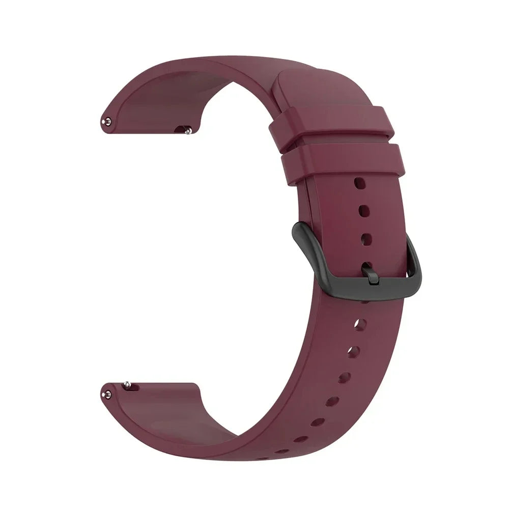 Sport 20 22mm Silicone Strap For Garmin Venu 4 45mm/Forerunner 165 265 570 Bands For Garmin Vivoactive 6 5 4/Venu 3 Sq2 Bracelet