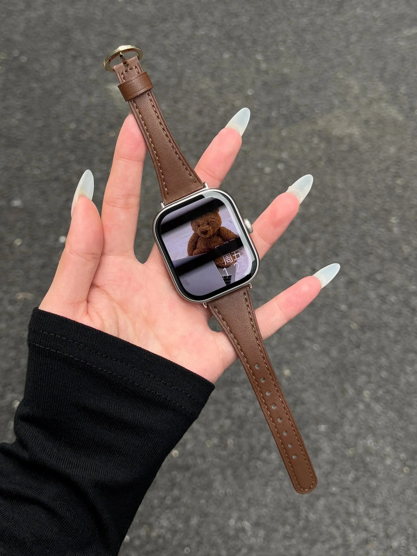 for Redmi watch5/4 strap, leather loop wristband, for Xiaomi smart sports watch strap