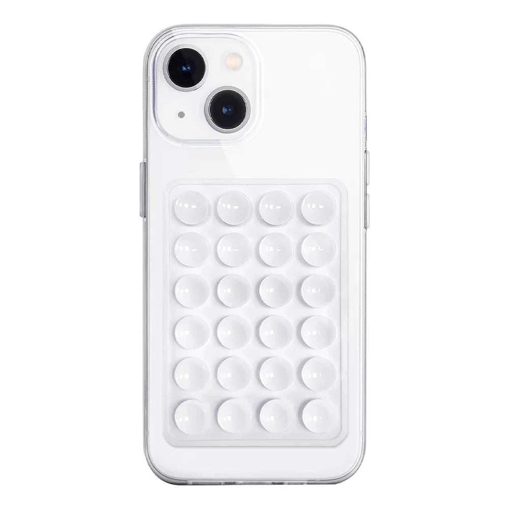 Candy Color Silicone Suction Phone Case Mount Non Slip Suction Cup Phone Stand Silicone Phone Holder For Selfies and Videos