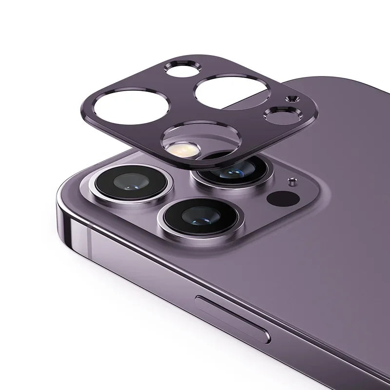 Metal Camera Lens Protector For IPhone 16 15 Pro Max 14 13 Pro Max 12 13 Mini 17Pro Protection Cover Accessories