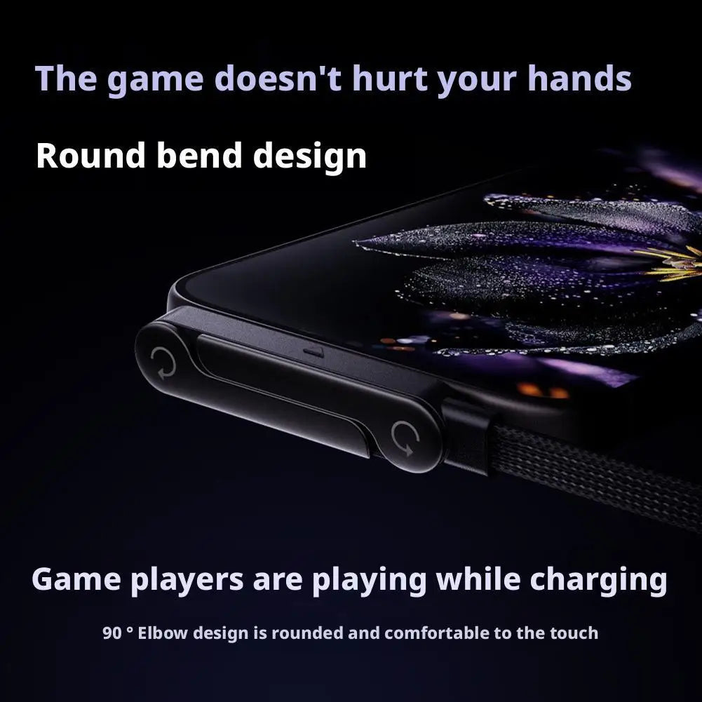 240w Fast Charging Foldable Bracket Data Cable With Built-in Holder Type-C To Type-C Uninterrupted Gaming 2026 NEW