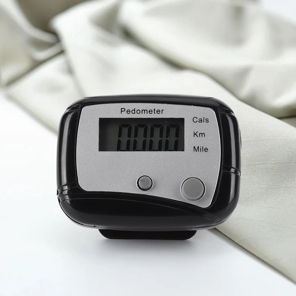 Walking Pedometer Accurate Step Tracker Mile Kilometer Calorie Calculation Electronic Pedometer Step 0-99999 for Outdoor Sports