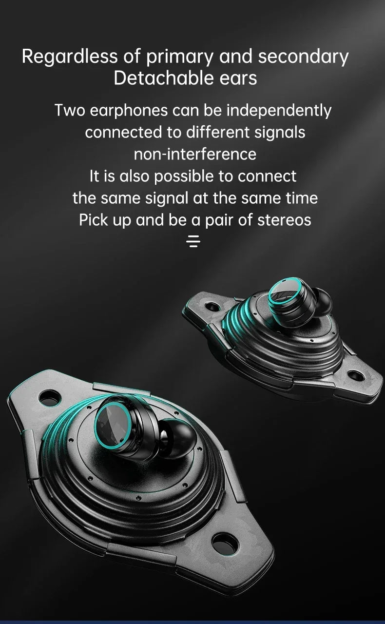 Original M25 TWS Earbuds with LED Digital Display - Bluetooth 5.3 Headphones, Touch Control & Noise Reduction Stereo Sound
