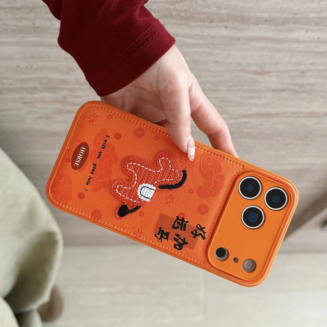 Fashion Creative China New Year Themed style Luck Phone Case For IPhone 17 Air 16 15 14 13 Pro Max X XR 14 Plus Protection Cover