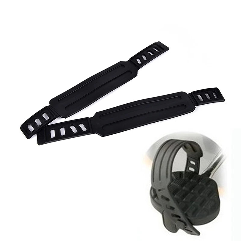 1Pair Pedal Straps Belts Fix Bands Tape Generic For Fitness Exercise Bike