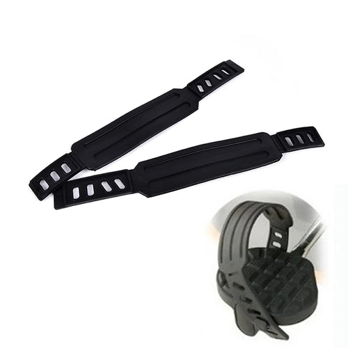 1Pair Pedal Straps Belts Fix Bands Tape Generic For Fitness Exercise Bike